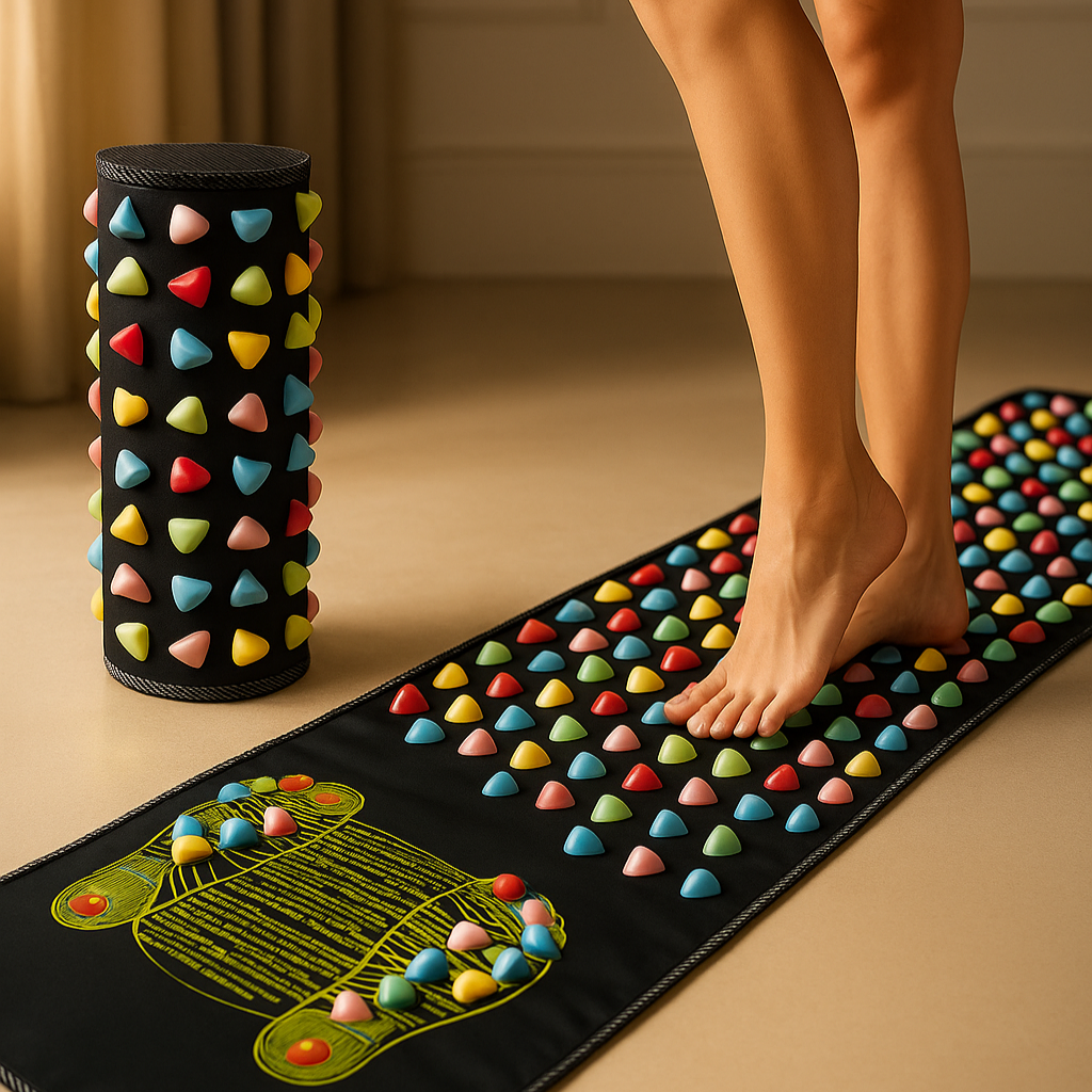BloomStep™ – Tappetino Riflessologico per massaggio piedi da Benessere Naturale | VIVAURA