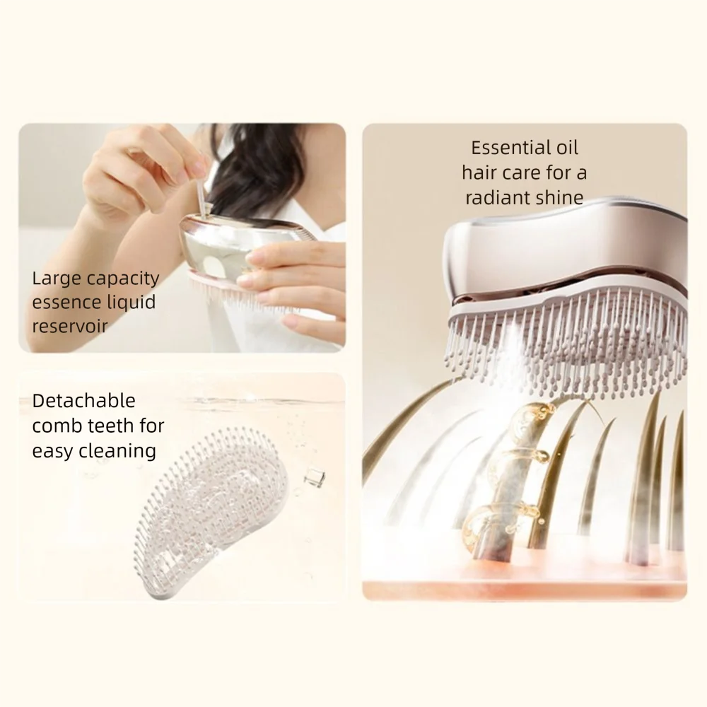 LushAura™ Spazzola Massaggiante con vaporizzazione di Oli Essenziali | VIVAURA